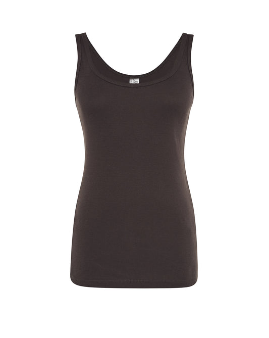 T-Shirt lisa básica de manga cava