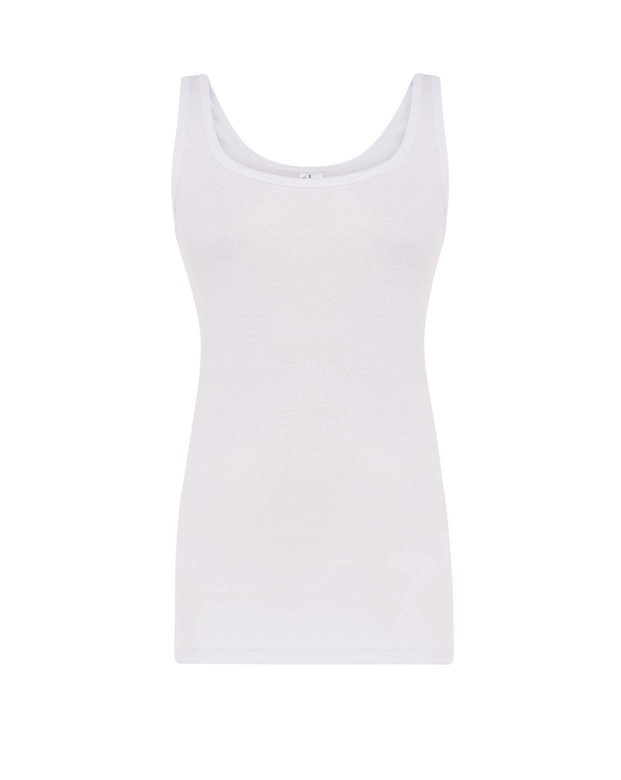 T-Shirt lisa básica de manga cava