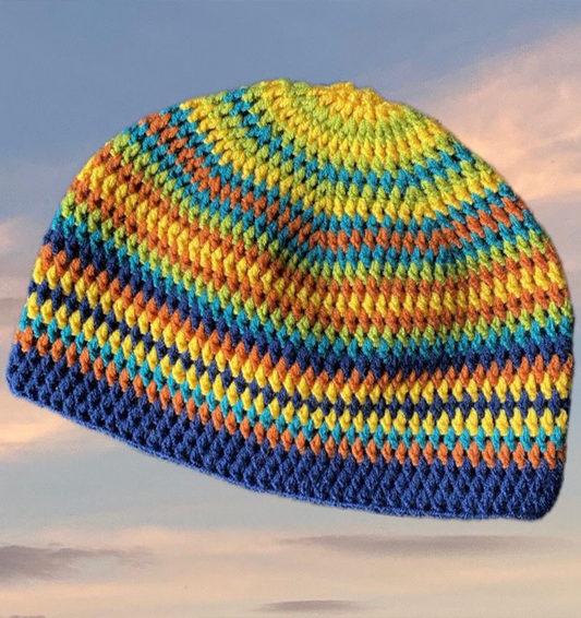 Gorro Amarelo/Azul