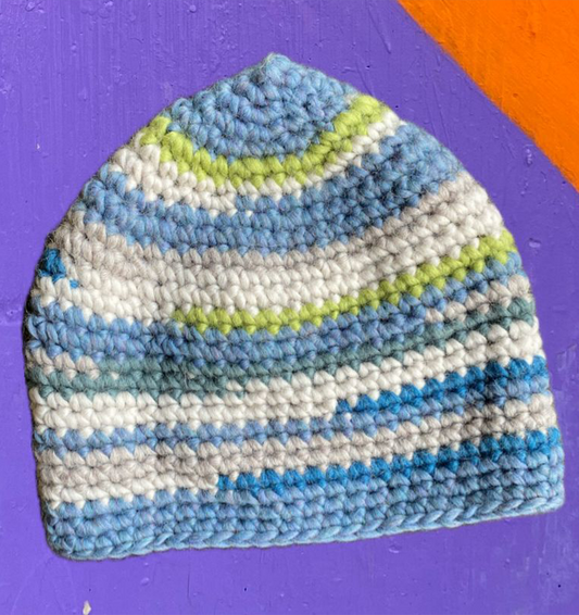 Gorro Azul/Branco