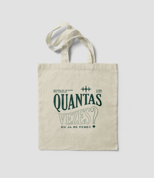// QUANTAS VEZES // Tote Bag